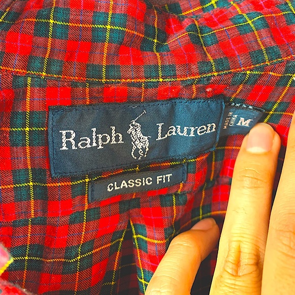 Polo Vibrant Red Button Down - Picture 3 of 5